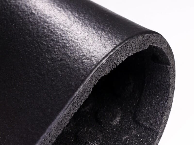 Isolation pads under a heavy appliance